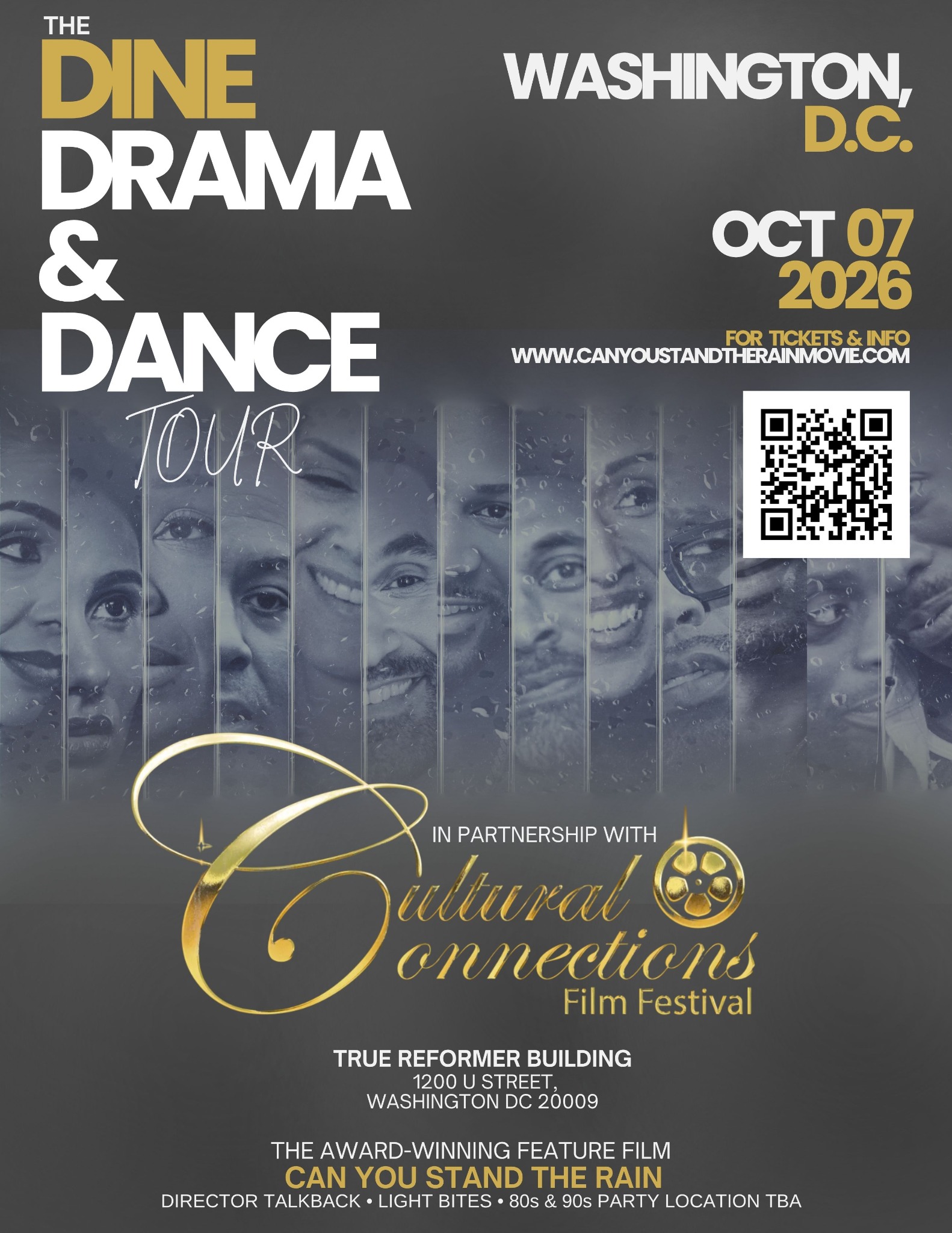 Washington, D.C. Dine, Drama & Dance Tour flyer